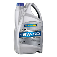 Շարժիչային յուղ RAVENOL HVP 15W-50 բարձր վազք ունեցող մեքենաների համար